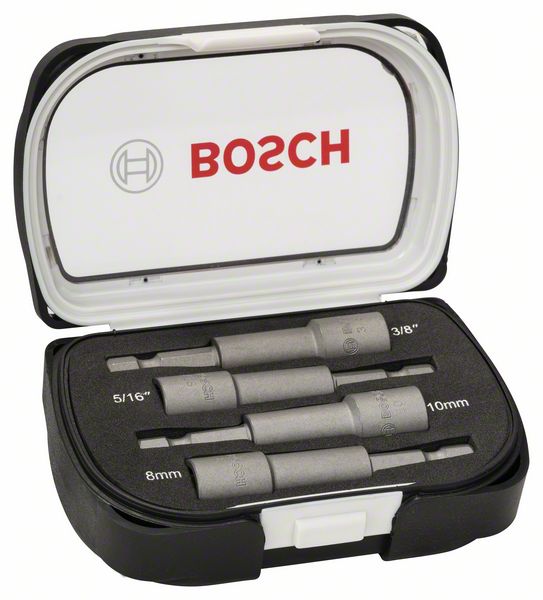 Hylsyavainsarja Bosch 3/8", 5/16", 10 mm, 8 mm, 3 kpl