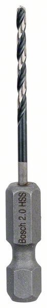 Metalliporanterä Bosch Metallipuuri ø2 mm 60 mm, 1/4", 1 kpl