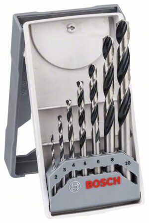 Bosch HSS-kierukkaporanterä PointTeQ 7 kpl Mini-X-Line-sarja 2–10 mm
