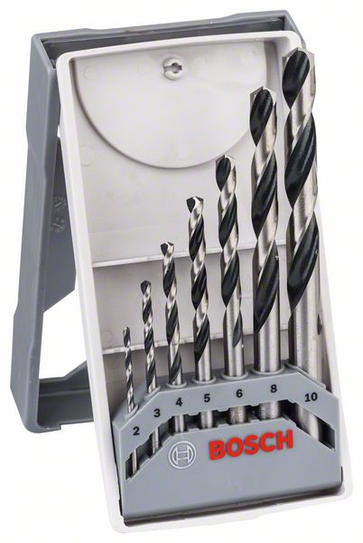 Bosch HSS-kierukkaporanterä PointTeQ 7 kpl Mini-X-Line-sarja 2–10 mm
