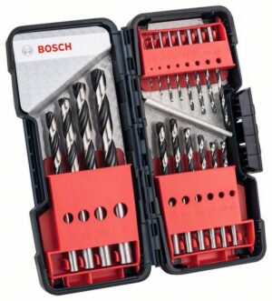Bosch HSS-kierukkaporanterä PointTeQ, 18-osainen Tough Box-sarja, 1–10 mm