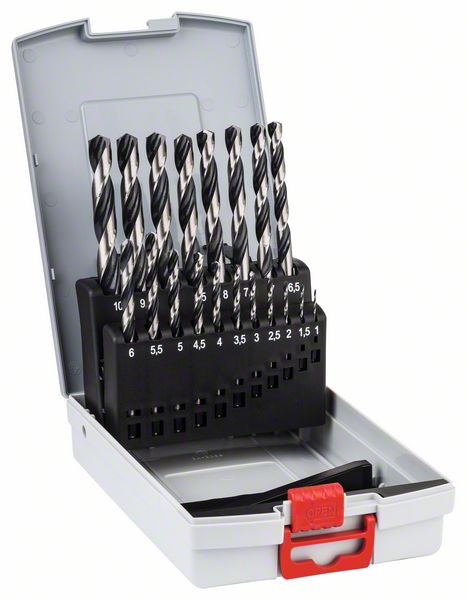 Bosch HSS-kierukkaporanterä PointTeQ, 19-osainen ProBox, 1–10 mm