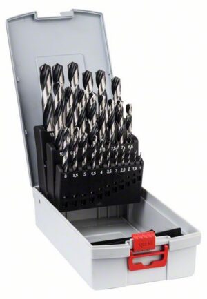 Bosch HSS-kierukkaporanterä PointTeQ, 25-osainen ProBox, 1–13 mm