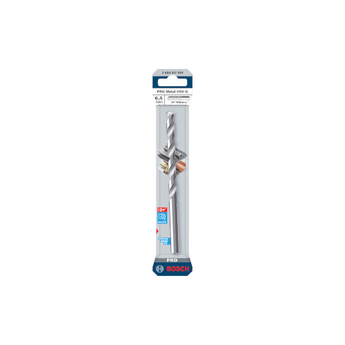 Bosch PRO Metal HSS-G -kierreporanterä, 6.5x97x148 mm