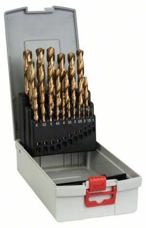 Bosch 25-osainen ProBox -metalliporanteräsarja, HSS-TiN (titaanipinnoite), 1–13 mm