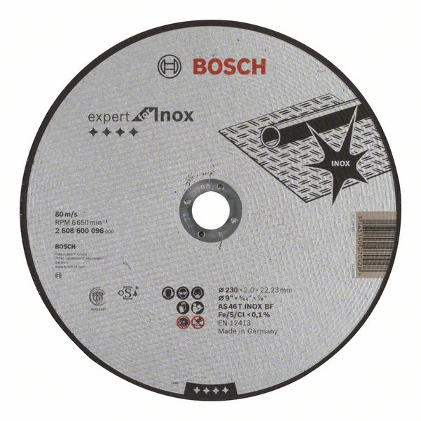 Bosch PRO Stainless Steel -katkaisulaikka, 230 x 2 x 22,23 mm