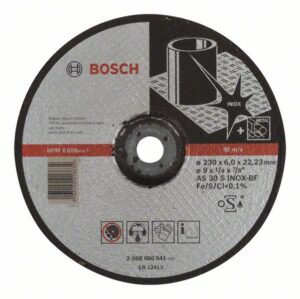 Bosch PRO Stainless Steel -hiomalaikka, 230 x 6 x 22,23 mm