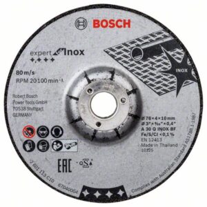 Bosch PRO Stainless Steel and Metal -hiomalaikka, 76 x 4 x 10 mm