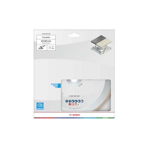 Bosch Keraaminen katkaisulaikka, 230 x 7 mm, reiän halkaisija 22,23 mm