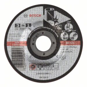 Bosch Sidosrakenteinen PRO Stainless Steel and Metal 3-in-1 -laikka, 115 x 2,5 x 22,23 mm