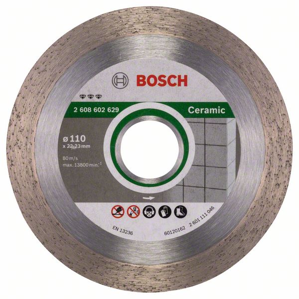 Timanttikatkaisulaikka Bosch Ceramic ø110 mm 22,23 mm