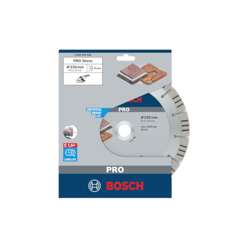 Bosch PRO Stone -timanttilaikka, 230 x 22,23 mm