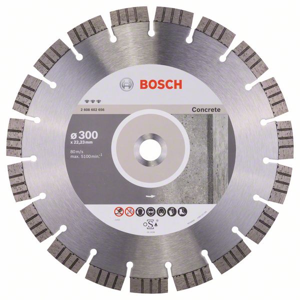 Bosch PRO Concrete -timanttilaikka, 300 x 22,23 mm