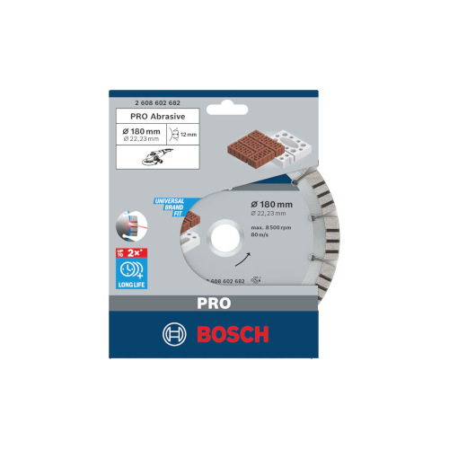 Bosch PRO Abrasive -timanttilaikka, 180 x 22,23 mm