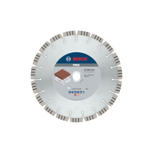 Bosch PRO Abrasive -timanttilaikka, 300 x 20/25,4 mm