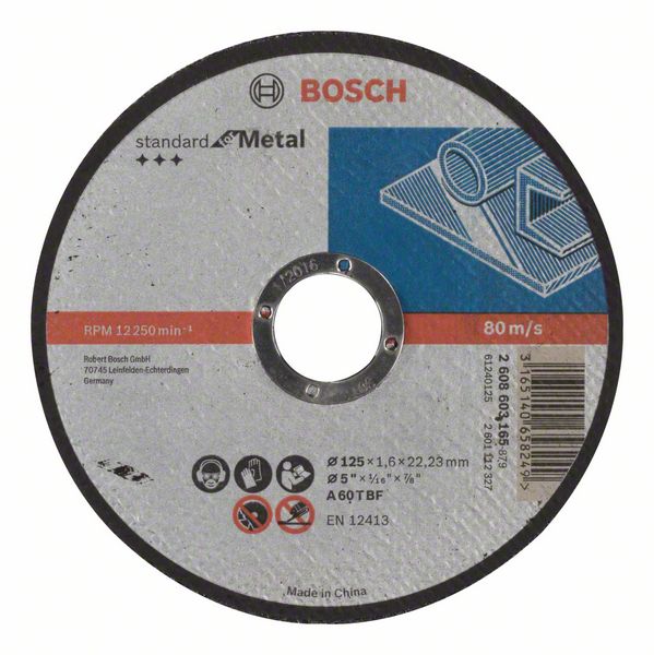 Bosch Sidosrakenteinen PRO Metal -katkaisulaikka, 125 x 1,6 x 22,23 mm