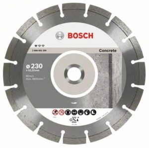 Concrete Diamond Cutting Disc Bosch BPE ø230 mm 22.23 mm, 10 kpl