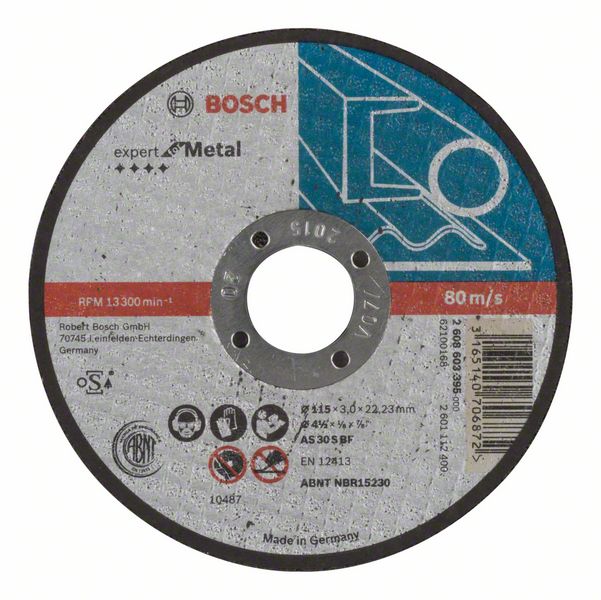 Bosch Sidosrakenteinen PRO Metal -katkaisulaikka, 115 x 3 x 22,23 mm