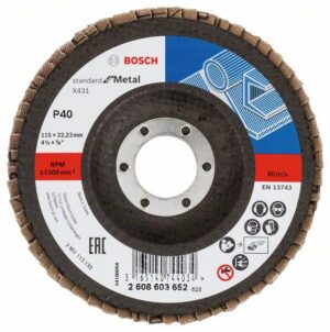 Bosch Tasoliuskalaikka X431, Standard for Metal