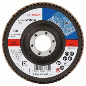 Bosch Tasoliuskalaikka X431, Standard for Metal