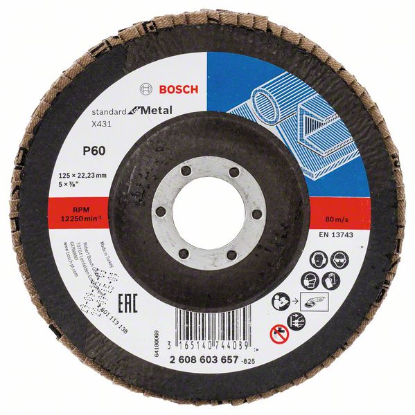 Bosch Tasoliuskalaikka X431, Standard for Metal