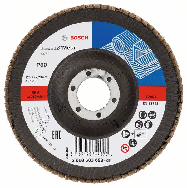 Bosch Tasoliuskalaikka X431, Standard for Metal
