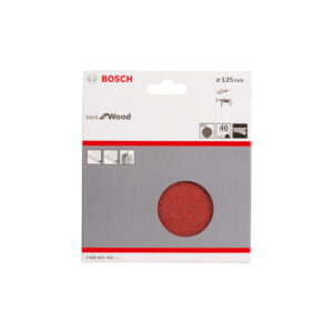 Puun hiomapaperi Bosch kulmahiomakoneen ø125 mm, 10 kpl, karkeus K 40