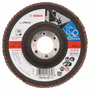 Bosch PRO X571 -Läppälevy, kulmikas, 115 mm, G40