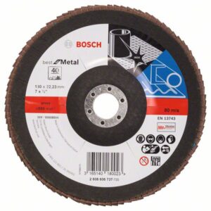 Bosch PRO X571 -Läppälevy, suora, 180 mm, G40