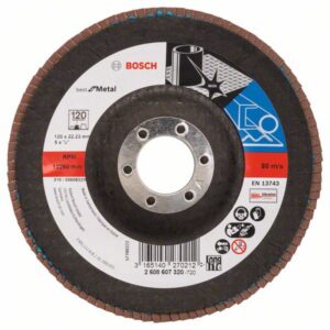 Bosch PRO X571 -Läppälevy, kulmikas, 125 mm, G120
