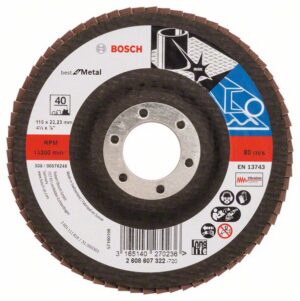 Bosch PRO X571 -Läppälevy, suora, 115 mm, G40