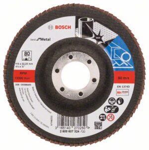 Bosch PRO X571 -Läppälevy, suora, 115 mm, G80