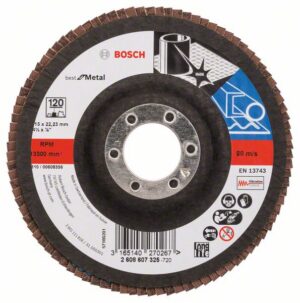 Bosch PRO X571 -Läppälevy, suora, 115 mm, G120