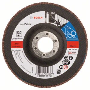 Bosch PRO X571 -Läppälevy, suora, 125 mm, G120