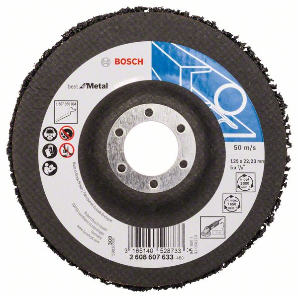 Bosch PRO N377 -puhdistuslaikka, 125 mm, 22,23 mm