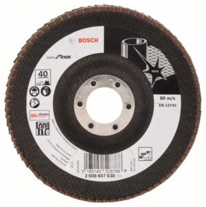 Hiomalaikka Bosch Inox ø125 mm, 1 kpl, karkeus K40