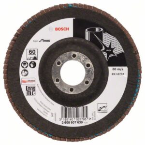 Hiomalaikka Bosch Inox ø125 mm, 1 kpl, karkeus K60