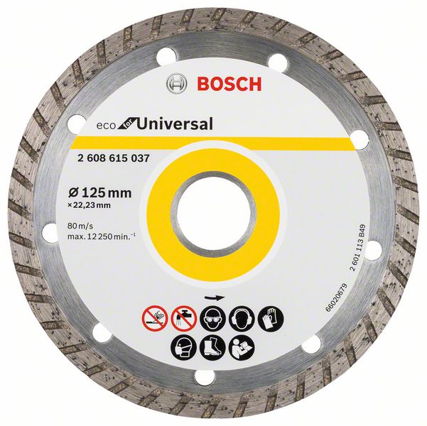 Bosch Multi Material turbo -timanttikatkaisulaikka, 125 x 22,23 x 7 mm