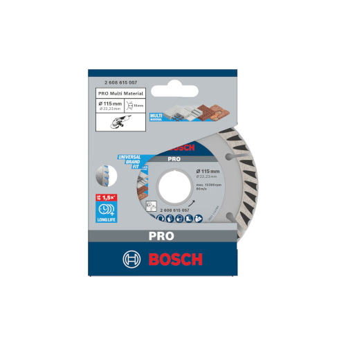 Bosch PRO Multi Material -timanttilaikka, 115 x 22,23 mm