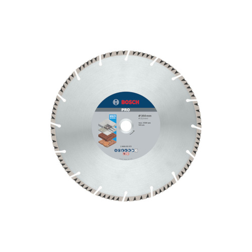 Bosch PRO Multi Material -timanttilaikka, 350 x 25,4 mm
