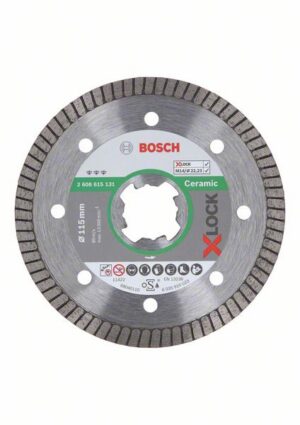 Bosch PRO Ceramic X-Lock -timanttilaikka, 115 x 22,23 mm, 22,23 mm