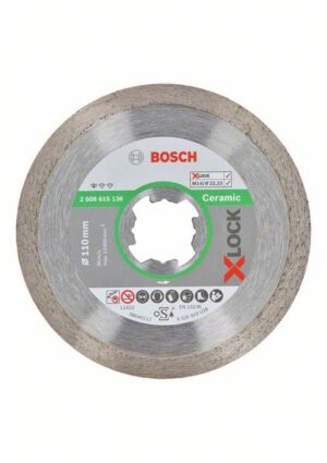 Bosch Keraaminen katkaisulaikka, 110 x 7,5 mm, reiän muoto X-Lock