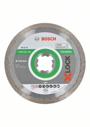 Bosch Keraaminen katkaisulaikka, 125 x 7 mm, reiän muoto X-Lock