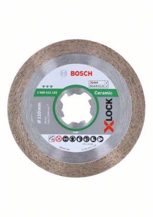 Timanttikatkaisulaikka Bosch X-LOCK Best for Ceramic ø110 mm