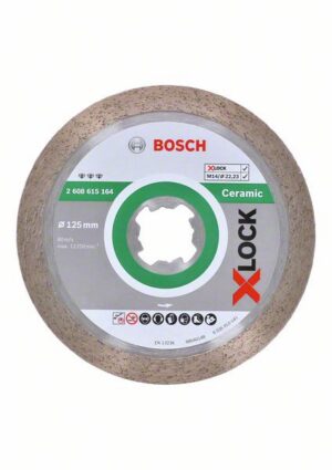 Timanttikatkaisulaikka Bosch X-LOCK Best for Ceramic ø125 mm