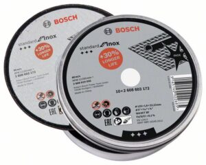 Sidosrakenteinen PRO Stainless Steel and Metal -katkaisulaikka Bosch PRO INOX ø125 mm 22.23/1.6 mm, 10 kpl
