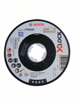 Bosch Expert Sidosrakenteinen PRO Metal -katkaisulaikka, 115 x 1,6 x 22,23 mm, X-Lock