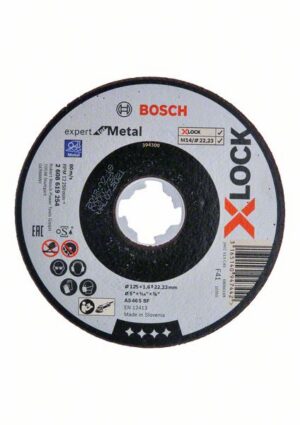 Bosch Expert Sidosrakenteinen PRO Metal -katkaisulaikka, 125 x 1,6 x 22,23 mm, X-Lock