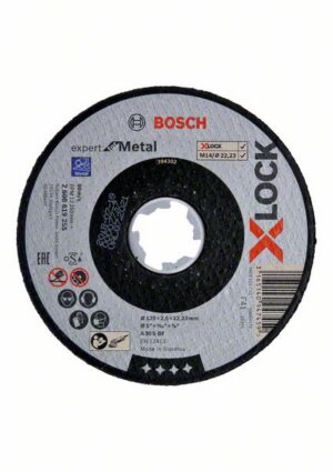 Bosch Expert Sidosrakenteinen PRO Metal -katkaisulaikka, 125 x 2,5 x 22,23 mm, X-Lock, suora