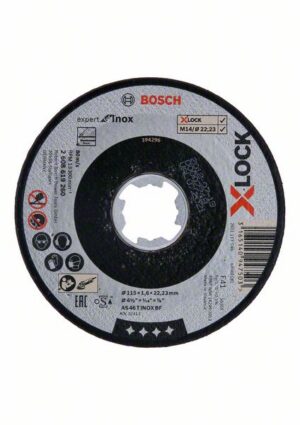 Bosch Expert Sidosrakenteinen PRO Stainless Steel and Metal -katkaisulaikka, 115 x 1,6 x 22,23 mm, X-Lock, suora, oSa